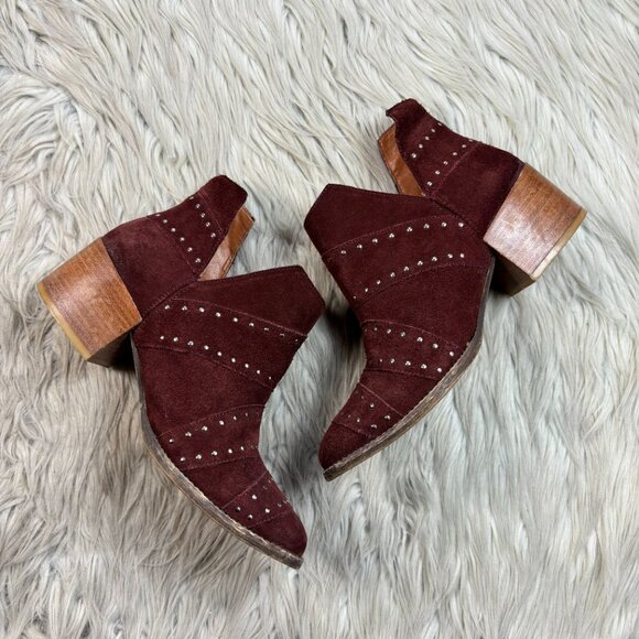 Roxy Lexie Studded Pull On Booties Boots - Picture 3 of 8